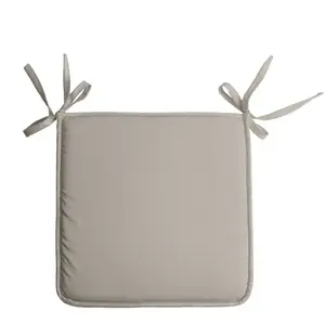 Comparateur de prix : Lovely Casa Galette de chaise unie aux multiples couleurs Beige 38x38 cm