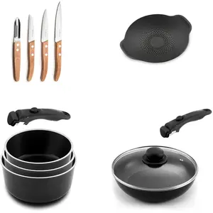Cuisinox Arom - Batterie de cuisine 12 pièces pas cher