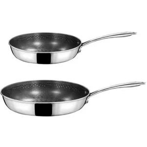 Virtuo - Lot de 2 poêles 24-28cm Cuisinox pas cher