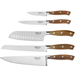 Ryokan - Set de 5 couteaux de cuisine Sabatier Trompette TU pas cher