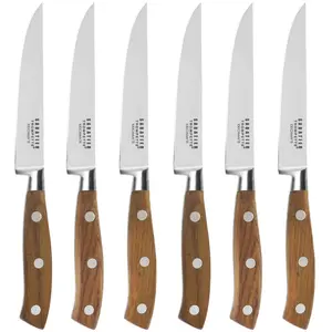 Amefa Sabatier Trompette - Ryokan - Set 6 couteaux steak T.U pas cher