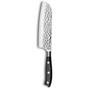Sabatier Trompette Carbon - Couteau santoku 18 cm martelé avec protection de lameVendu paramazon