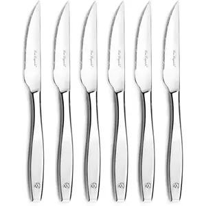 Lou Laguiole - Set 6 couteaux steak Figure Inox OS pas cher