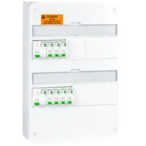 Schneider Tableau électrique pré équipé Resi9 du T1 au T3 2 rangées 26 modulesVendu parscrewfix