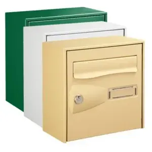 Boîte aux lettres 1 porte Diall Beige faible profondeur pas cher