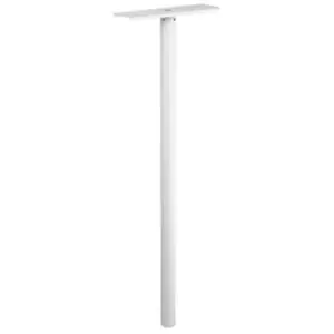 Pied pour boites aux lettres DECAYEUX Acier Blanc H.1110mm Ø45mm - 139281 pas cher