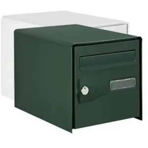 Boîte aux lettres 2 portes Diall Vert pas cher