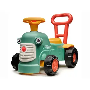 Comparateur de prix : ETS Falquet & Cie Porteur Tracteur Avec Barre D'aide À La Marche Ergonomique Vert Vintage