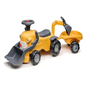 Comparateur de prix : FALK Falk Porteur chantier Marcel - Pelle Excavatrice Remorque Jaune
