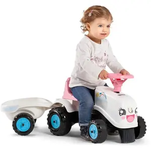 Comparateur de prix : Porteur Tracteur Rainbow Farm avec remorque - FALK