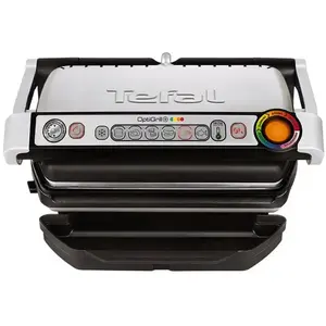 Comparateur de prix : OptiGrill + GC712D - Titane - Dessus de table (GC712D12) - Tefal