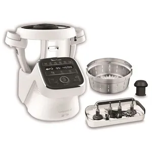 Robot cuiseur multifonction Moulinex Companion XL HF80CB10 1550 W Gris pas cher