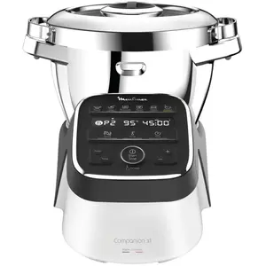 Robot cuiseur multifonctions 4.5l 1550w noir - Moulinex - HF809820 pas cher
