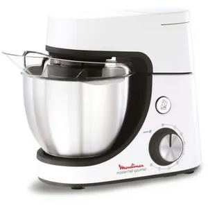 Comparateur de prix : Moulinex - Robot pâtissier MOULINEX Masterchef Gourmet QA510110 - Blanc -
