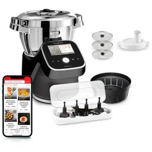 Comparateur de prix : Robot cuiseur Moulinex I-Companion Touch Pro XL HF93D810 1550 W Noir