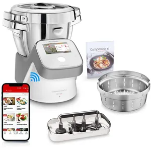 MOULINEX i-Companion Touch Robot cuiseur, 14 programmes, Application HF935E10 pas cher