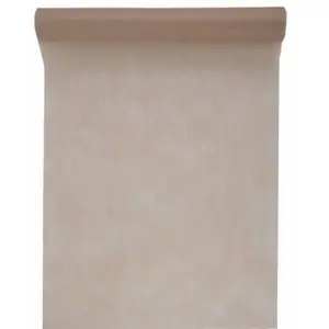 SANTEX Chemin de table unis taupe pas cher