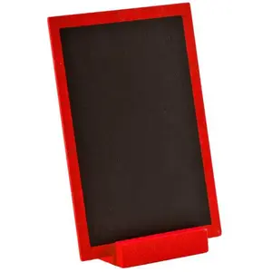 RueDeLaFete grande ardoise rouge 10x15 cm - 000334800000007 pas cher