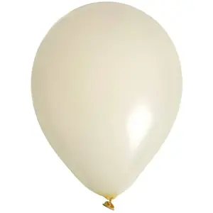 RueDeLaFete Sachet de 8 ballons latex 23cm unis, ivoire pas cher