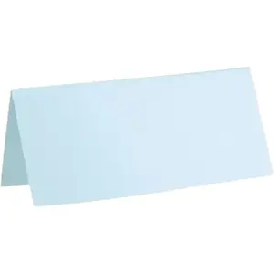 RueDeLaFete Sachet de 10 Marque places rectangles, Ciel pas cher