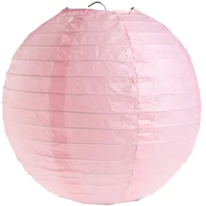 SANTEX Lanterne Boule - Taille XL - Rose pas cher