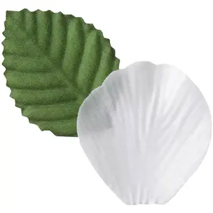 RueDeLaFete Sachet de 100 pétales avec feuilles coloris Blanc 000286800000001 pas cher