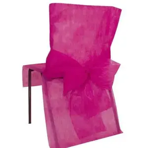 SANTEX Housse de Chaise avec Noeud Fuchsia