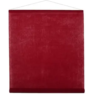 Aptafetes Tenture Decorative Tissu Non Tisse Bordeaux - Bordeaux pas cher