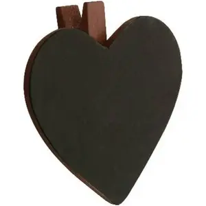 SANTEX Ardoise Coeur Sur Pince Chocolat pas cher