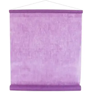 RueDeLaFete tenture de salle 80cm*12m - parme pas cher
