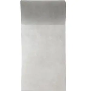 RueDeLaFete Ruban Large Uni Gris 10 cm pas cher