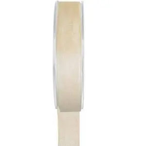 Santex Ruban en voilage organdi - 1.5cmx20m - ivoire - l'unité pas cher