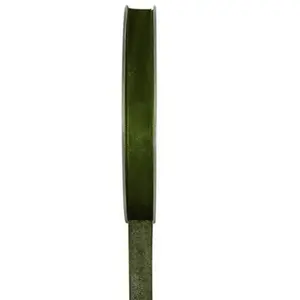 RueDeLaFete Ruban Organdi Vert Olive 7 mm pas cher
