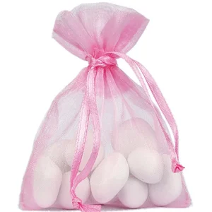SANTEX Sachet Organdi uni rose pas cher