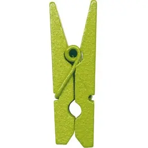 SANTEX 12 Mini Pinces en Bois ( 3.5 cm) Vert pas cher