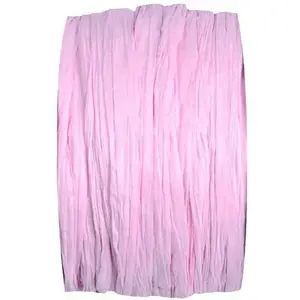 RueDeLaFete Bobine de Papier Raphia - Rose Pale pas cher