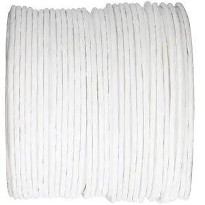 bobine cordon laitonné blanc 20m pas cher