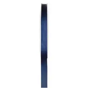 RueDeLaFete Ruban satin double face 6 mm x 25m, Marine pas cher