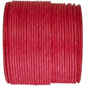 RueDeLaFete Bobine cordon papier Armé 20m, rouge pas cher