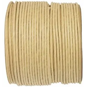 RueDeLaFete Bobine cordon papier Armé 20m, ivoire pas cher