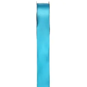 RueDeLaFete RUBAN SATIN DOUBLE FACE 15MM - TURQUOISE pas cher