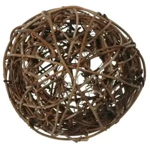 SANTEX Assortiment Boules Rotin Chocolat pas cher