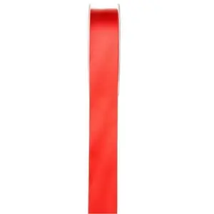 RueDeLaFete RUBAN SATIN DOUBLE FACE ROUGE 15 MM Rouge pas cher