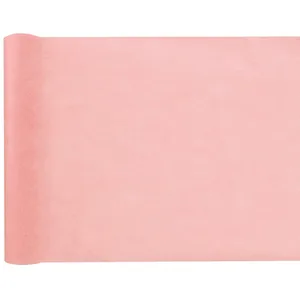 Santex Chemin de table unicolore non tissé Élégance 0,3 x 10 m saumon pas cher