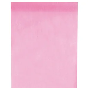Santex Chemin de Table intissé 30cm. - Rouleau de 10m. - Rose pas cher