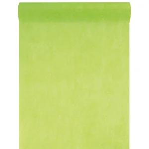 SANTEX Chemin de Table Tissu Intissé Vert de 10 mx30 cm pas cher