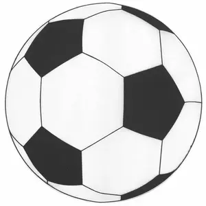 Set de table rond motif FOOT