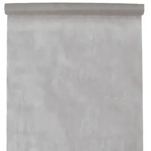 RueDeLaFete Nappe mariage grise éco 1.2 m x 10 m pas cher