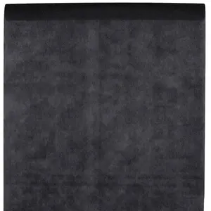 Comparateur de prix : Nappe en rouleau 10m, en intissé Noir
