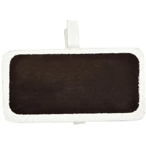 Comparateur de prix : 12 ARDOISES SUR PINCE BLANC 4 X 2 CM